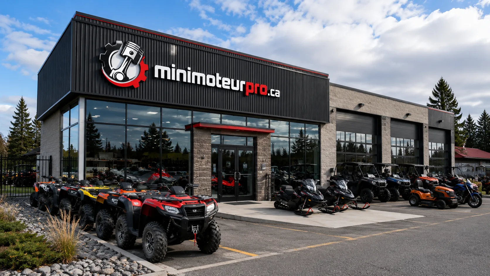 Équipement motorisé en salle de montre