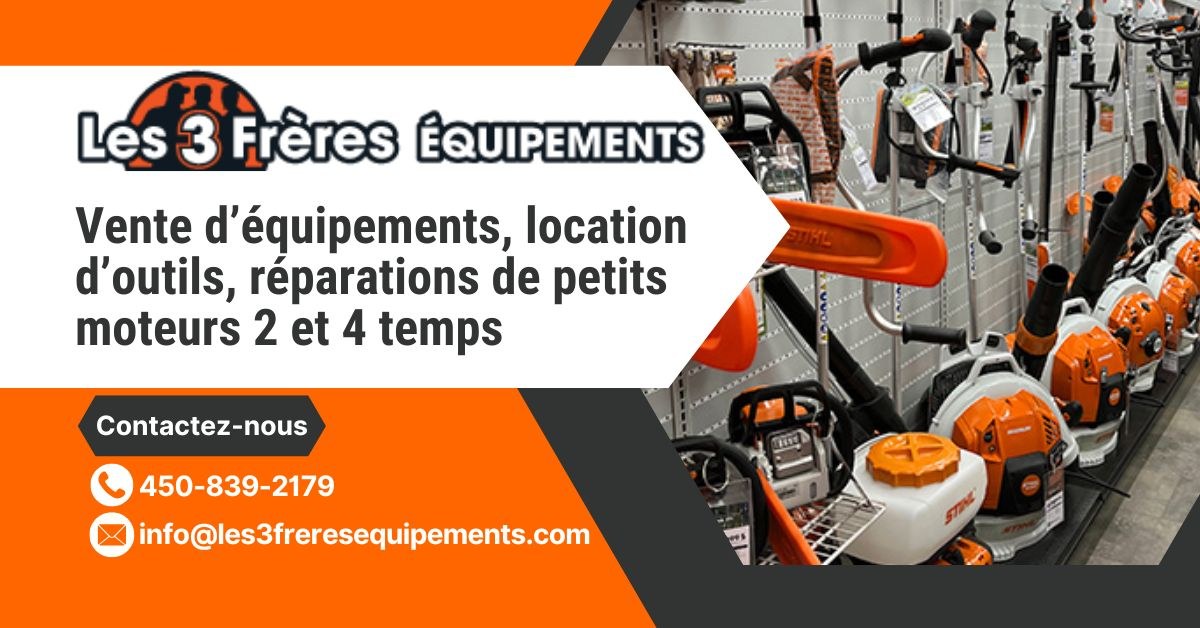 Bannière LES 3 FRÈRES ÉQUIPEMENTS